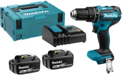 Makita DHP485RTJ 18V Li-Ion accu klopboor- /schroefmachine set (2x 5.0Ah accu) in Mbox - koolborstelloos