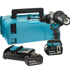 Makita DHP492RTJ 18V Li-ion accu klopboor-/schroefmachine set (2x 5.0Ah) in Mbox- 130Nm - koolborstelloos