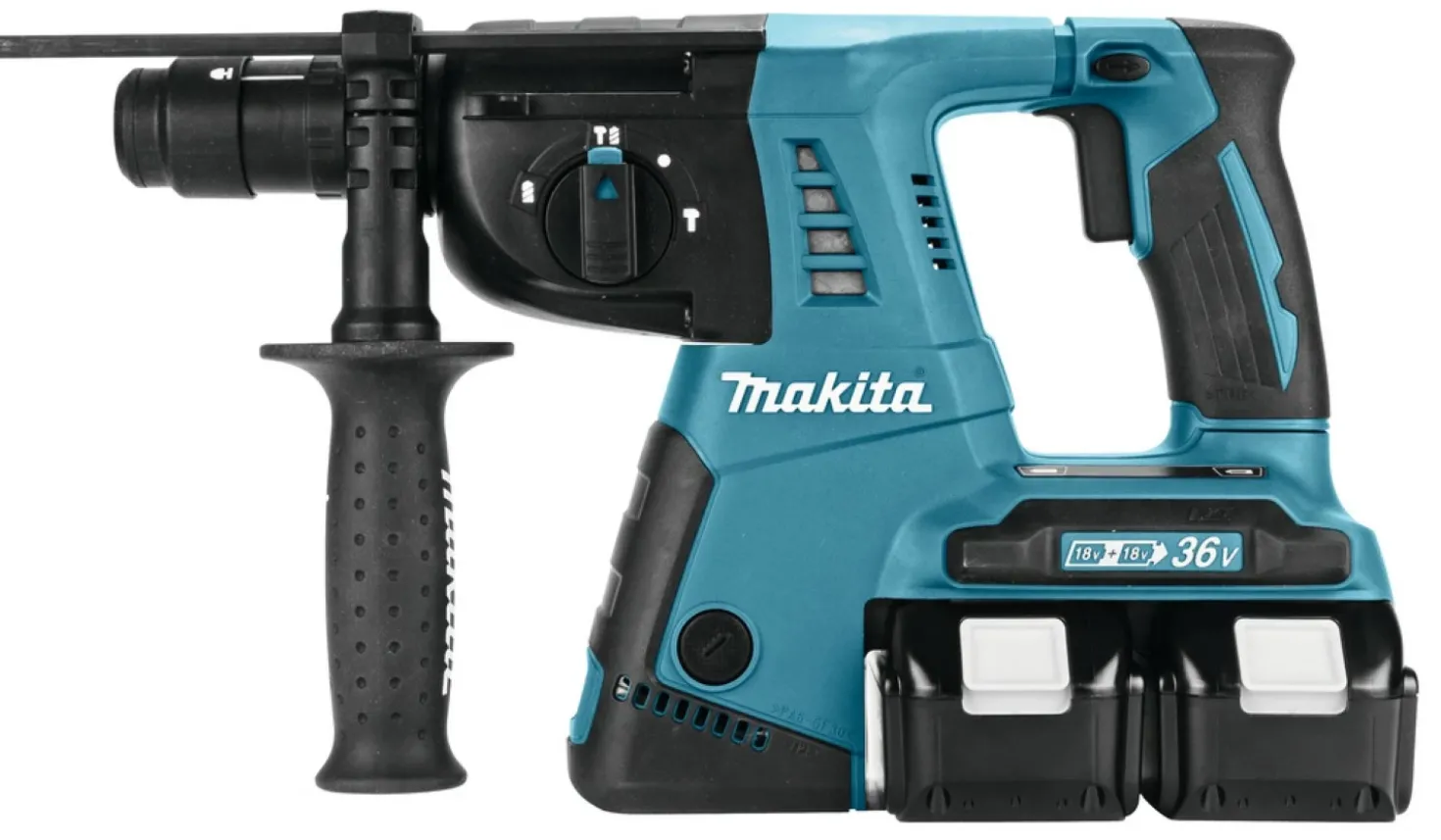 Makita DHR264RM2 36V (2x 18V) Li-Ion Accu SDS-plus combihamer set (2x 4.0Ah accu) in koffer - 2,5J