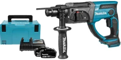 Makita DHR202RTJ 18V Li-Ion Accu SDS-plus combihamer set (2x 5.0Ah accu) in Mbox - 2J