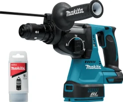 Makita DHR243Z 18V Li-Ion Accu SDS-plus combihamer incl. snelspanboorkop body - 2J - koolborstelloos