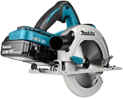 Makita DHS710PT2J 36V (2x 18V) Li-Ion Accu cirkelzaag set incl. duolader (2x 5.0Ah accu) in Mbox - 190mm
