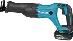 Makita DJR186RTE 18V Li-Ion accu reciprozaag set (2x 5.0Ah accu) in koffer - snelwissel - variabel