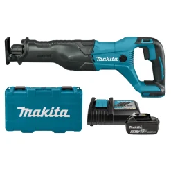 Makita DJR186RT 18V Li-Ion accu reciprozaag set (1x 5.0Ah accu) in koffer - snelwissel - variabel