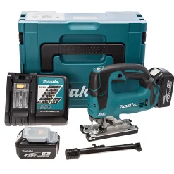 Makita DJV182RMJ 18V Li-Ion Accu decoupeerzaag set (2x 4.0Ah accu) in Mbox - D-greep - variabel - koolborstelloos