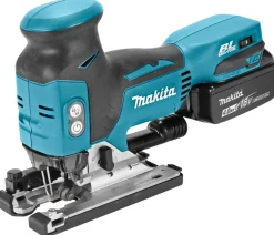 Makita DJV181RM1J 18V Li-Ion Accu decoupeerzaag set (1x 4.0Ah accu) in Mbox - T-greep - variabel - koolborstelloos