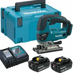 Makita DJV180RTJ 18V Li-Ion Accu decoupeerzaag set (2x 5.0Ah accu) in Mbox - D-greep - variabel