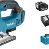 Makita DJV142RTJ 14.4V Li-Ion Accu decoupeerzaag set (2x 5.0Ah accu) in Mbox - D-greep - variabel - koolborstelloos