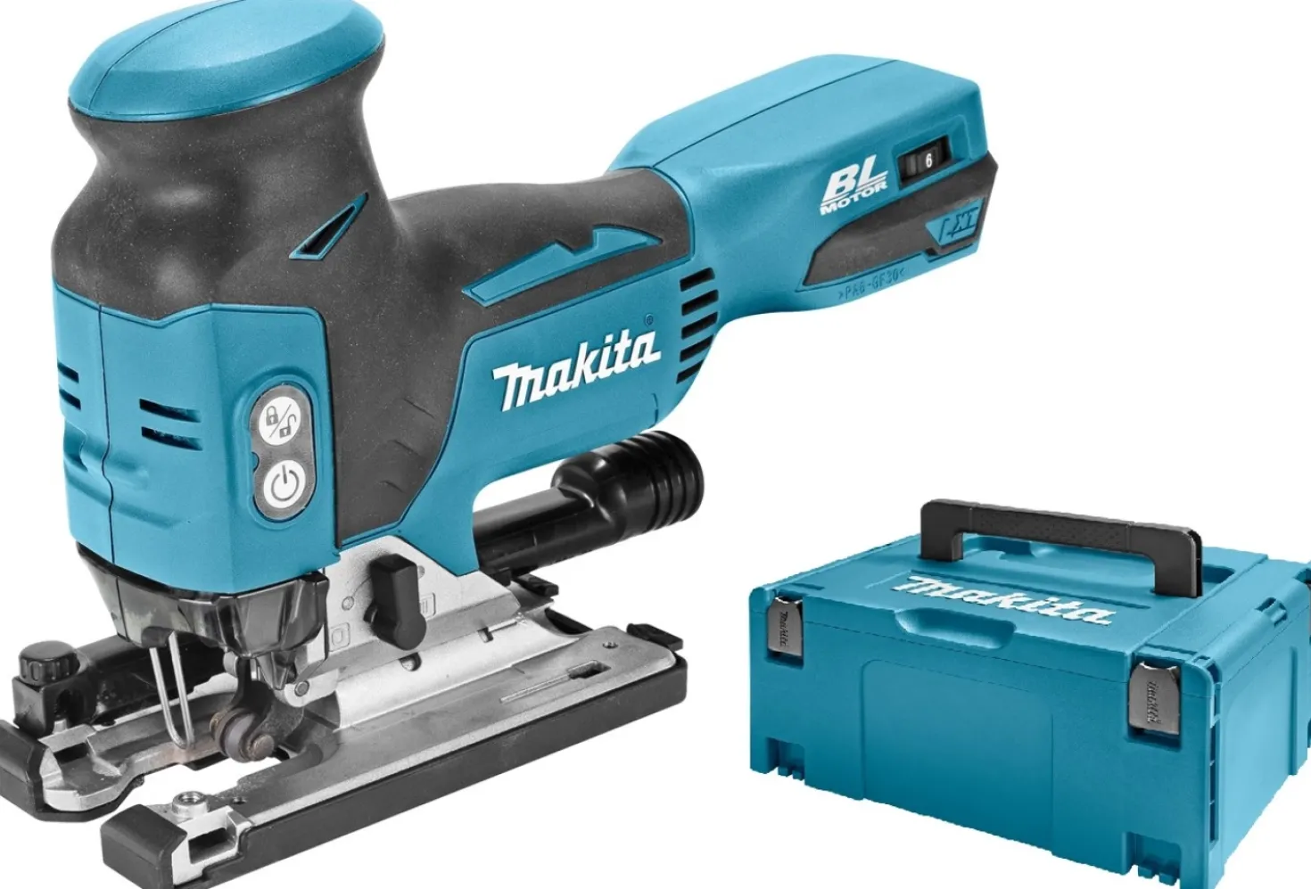 Makita DJV181ZJ 18V Li-Ion Accu decoupeerzaag body in Mbox - T-greep - variabel - koolborstelloos