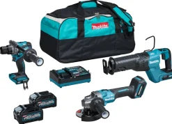 Makita DK0159G301 XGT 40V Max Li-ion accu 3-delige combiset (2x 4.0Ah accu) in tas