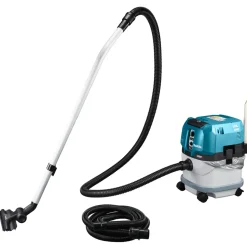 Makita DK0195G201 XGT 40V Max Li-Ion accu invalzaag(SP001G) & stofzuiger (VC004G) combiset (4x 4.0Ah accu) incl. geleiderail 1500 mm (2 st), koppelstripset en tas