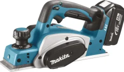 Makita DKP180RMJ 18V Li-Ion Accu schaafmachine set (2x 4.0Ah accu) in Mbox - 82mm - 2mm