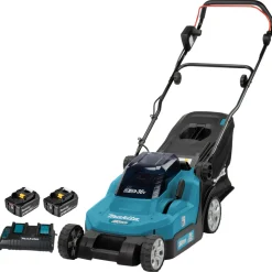 Makita DLM382CM2 (2x 18V) Li-Ion accu grasmaaier set (2x 4.0Ah) - 38cm