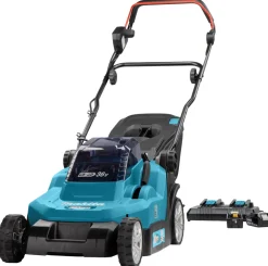 Makita DLM382PT2 (2x 18V) Li-Ion accu grasmaaier set (2x 5.0Ah) - 38cm