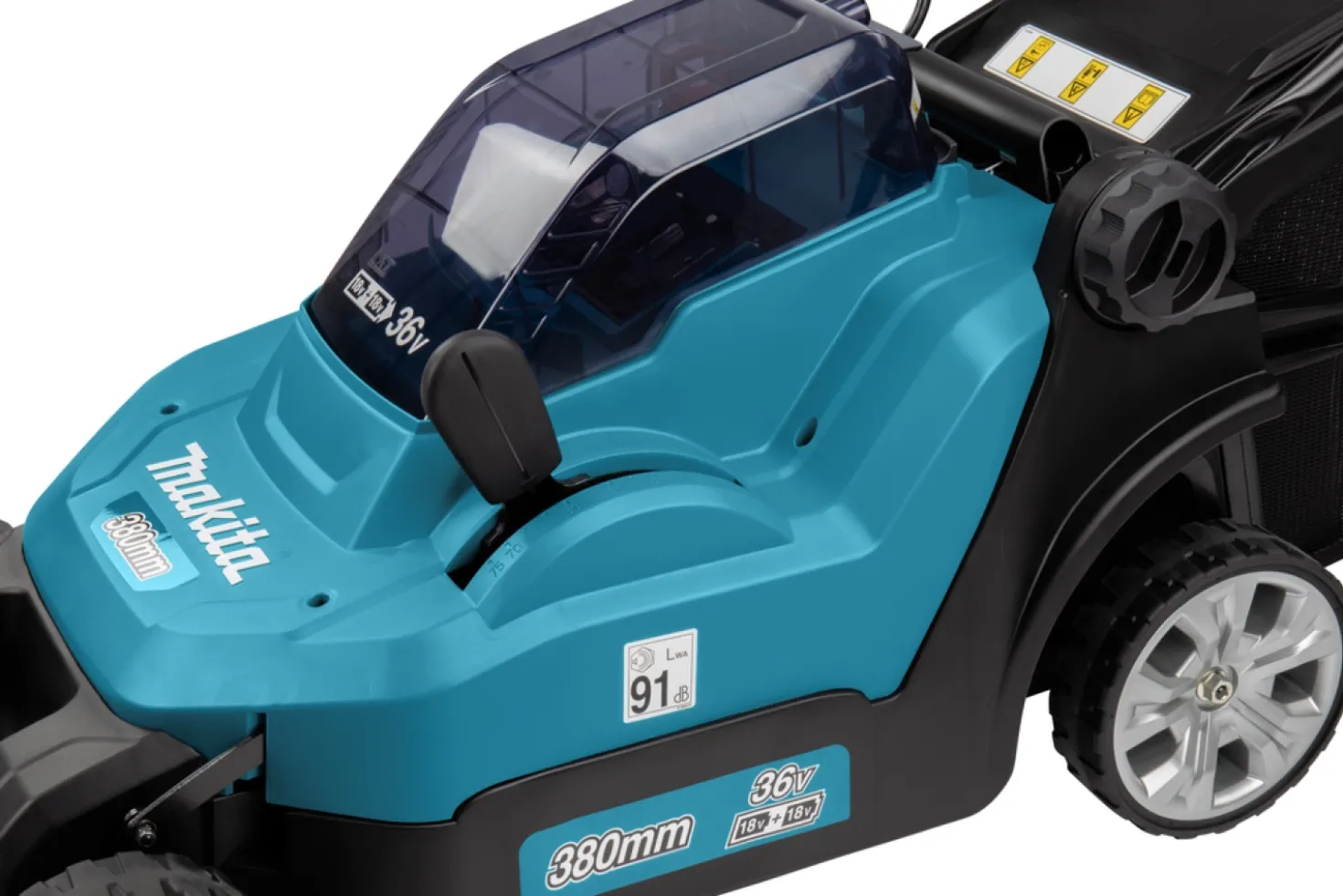 Makita DLM382Z 36V (2x 18V) Li-Ion accu grasmaaier body - 38cm