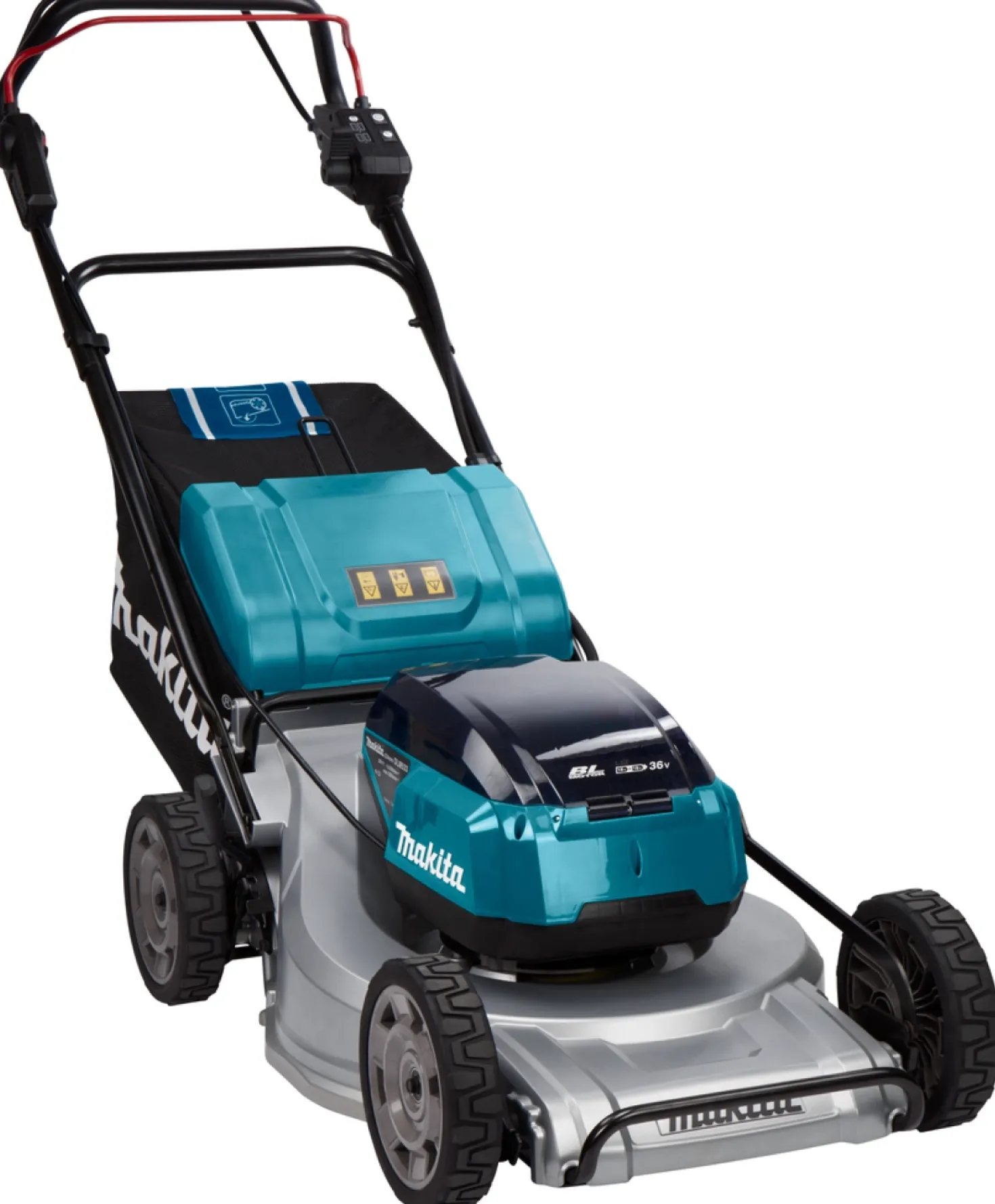 Makita DLM533Z 36V (2x 18V) Li-Ion accu grasmaaier body - 53cm - zelfrijdend - koolborstelloos