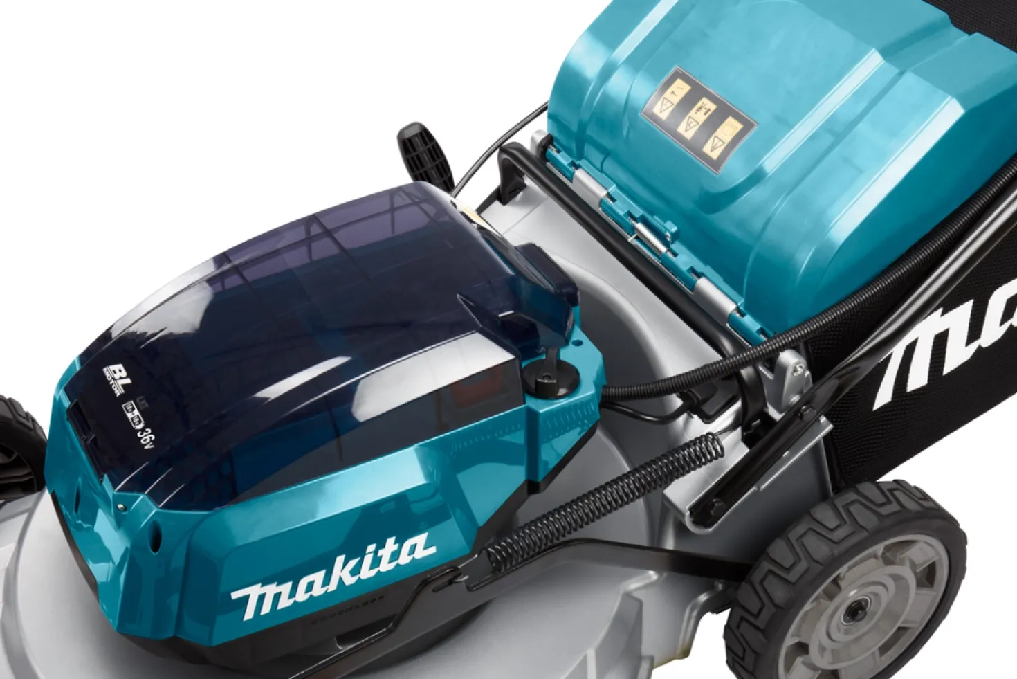 Makita DLM533Z 36V (2x 18V) Li-Ion accu grasmaaier body - 53cm - zelfrijdend - koolborstelloos
