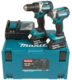 Makita DLX2189TJ 18V Li-Ion accu schroef/boormachine (DDF484) & slagschroevendraaier (DTD153) combiset (2x 5,0Ah accu) in Mbox - Koolborstelloos