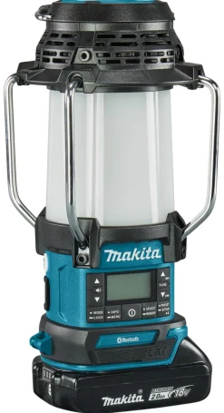 Makita DMR056 LXT 14,4V / 18V Li-ion Accu Camping lamp met radio en Bluetooth body - 310Lm