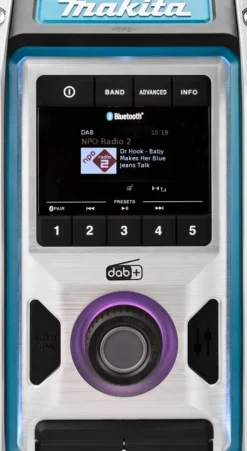 Makita DMR115 10,8-18V Li-Ion accu bouwradio - DAB+ - bluetooth