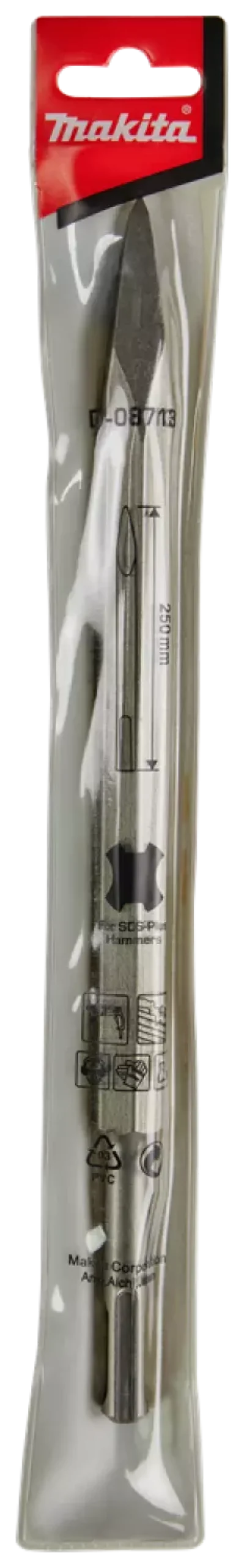 Makita D-08713 SDS-plus Puntbeitel - 250mm