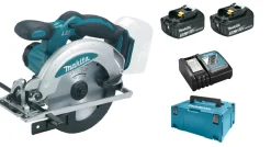 Makita DSS610RFJ 18V Li-Ion Accu cirkelzaag set (2x 3.0Ah accu) in Mbox - 165mm