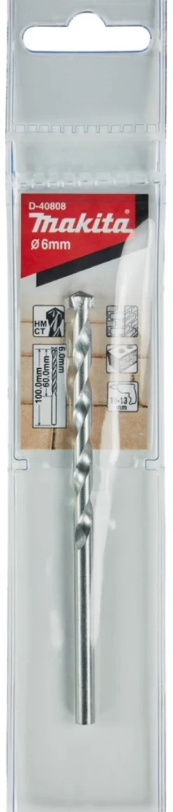 Makita D-40808 Steenboor 6x100mm