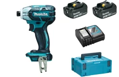 Makita DTS141RFJ 18V Li-Ion accu impuls slagschroevendraaier set (2x 3.0Ah accu) in Mbox - koolborstelloos