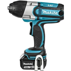 Makita DTW450RTJ 18V Li-Ion Accu slagmoersleutel set (2x 5.0Ah accu) in Mbox - 440Nm - 1/2"