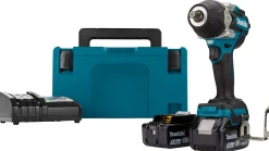 Makita DTW700RTJ 18V Li-Ion Accu slagmoersleutel set (2x 5.0Ah accu) in Mbox - 700 Nm - 1/2" - koolborstelloos