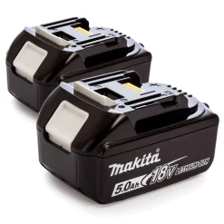 Makita DUB185 LXT 18V Li-ion accu Blaas- en zuigmachine (2x 5,0Ah) - 288 km/h - Incl. blaaspijp