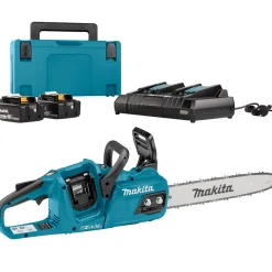 Makita DUC355PG2J LXT 2x18V Li-Ion accu kettingzaag set (2x 6.0Ah) in Mbox - 35cm