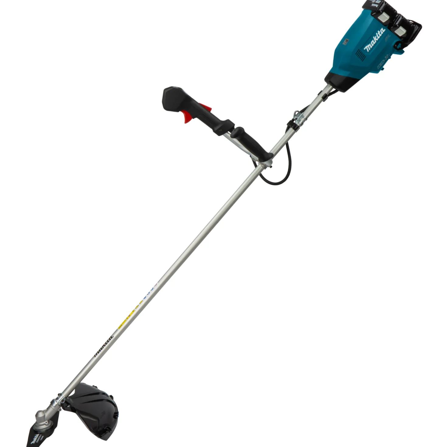 Makita DUR369APT2 36V (2x18V) Li-Ion accu grastrimmer / bosmaaier set (2x 5.0Ah accu) - U-greep - koolborstelloos