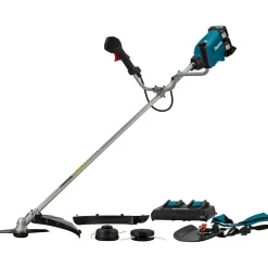 Makita DUR369APT2 36V (2x18V) Li-Ion accu grastrimmer / bosmaaier set (2x 5.0Ah accu) - U-greep - koolborstelloos