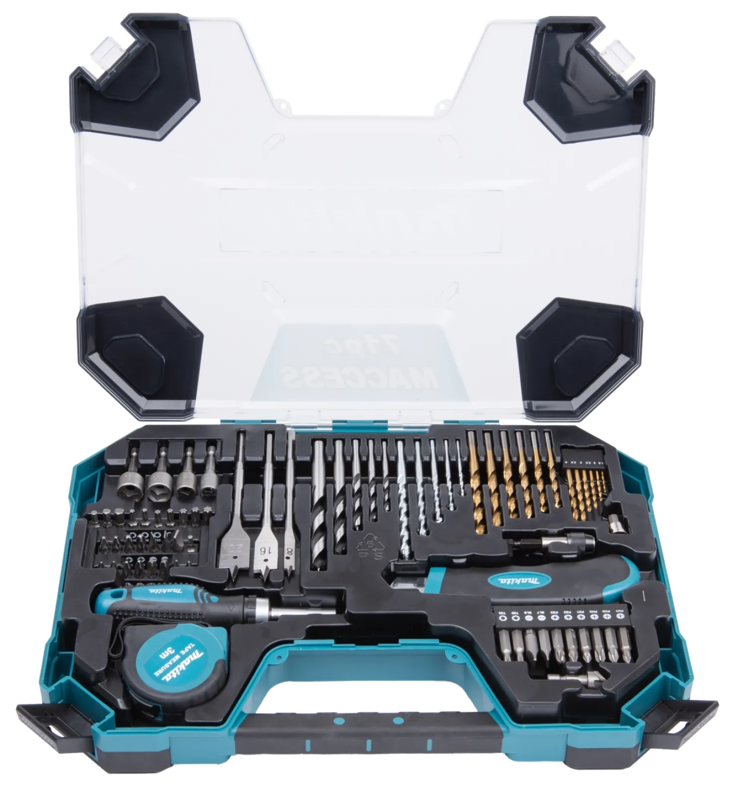 Makita E-22589 71-delige Bit- en borenset