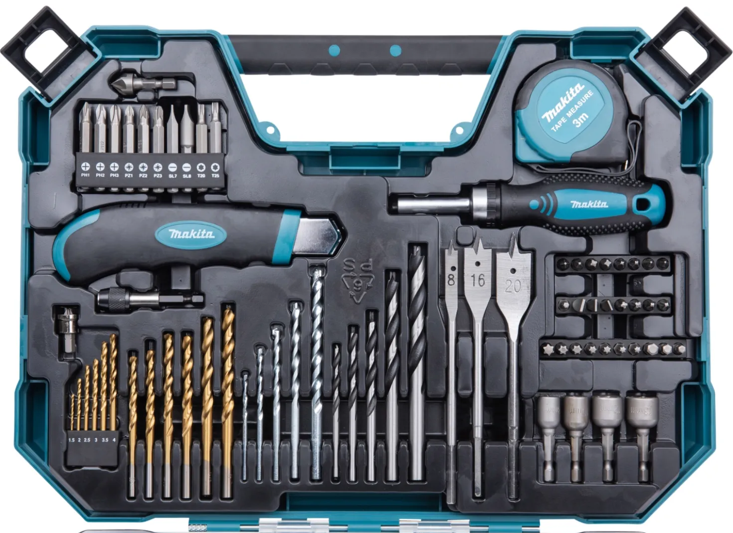 Makita E-22589 71-delige Bit- en borenset