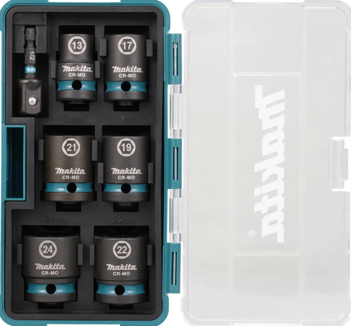 Makita E-16592 7-delige Impact Black Krachtdoppenset
