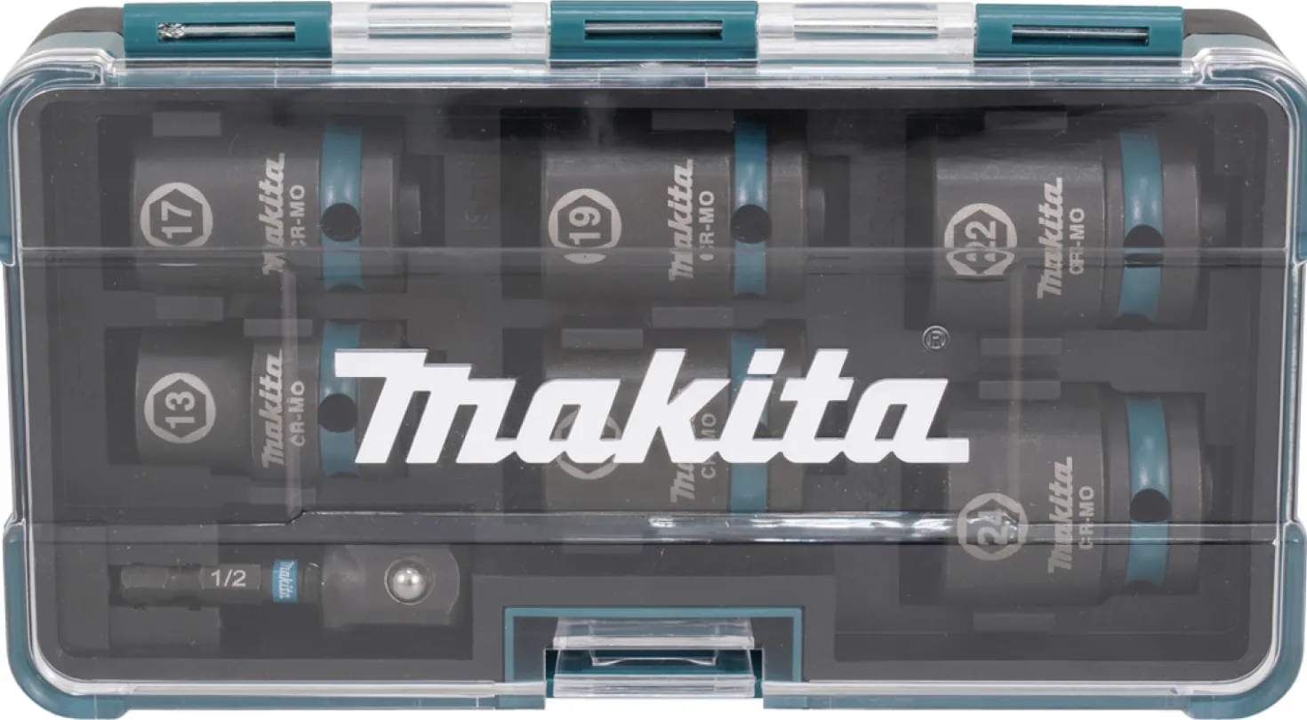Makita E-16592 7-delige Impact Black Krachtdoppenset