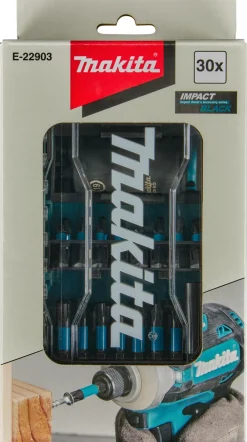 Makita E-22903 30-delige Schroefbitset Impact Black