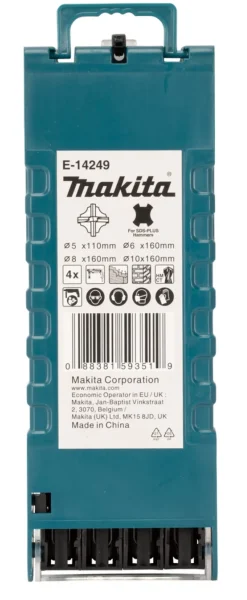 Makita E-14249 4-delige SDS-plus betonborenset