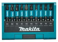 Makita E-12011 10-delige slagschroefbitset - Impact Black