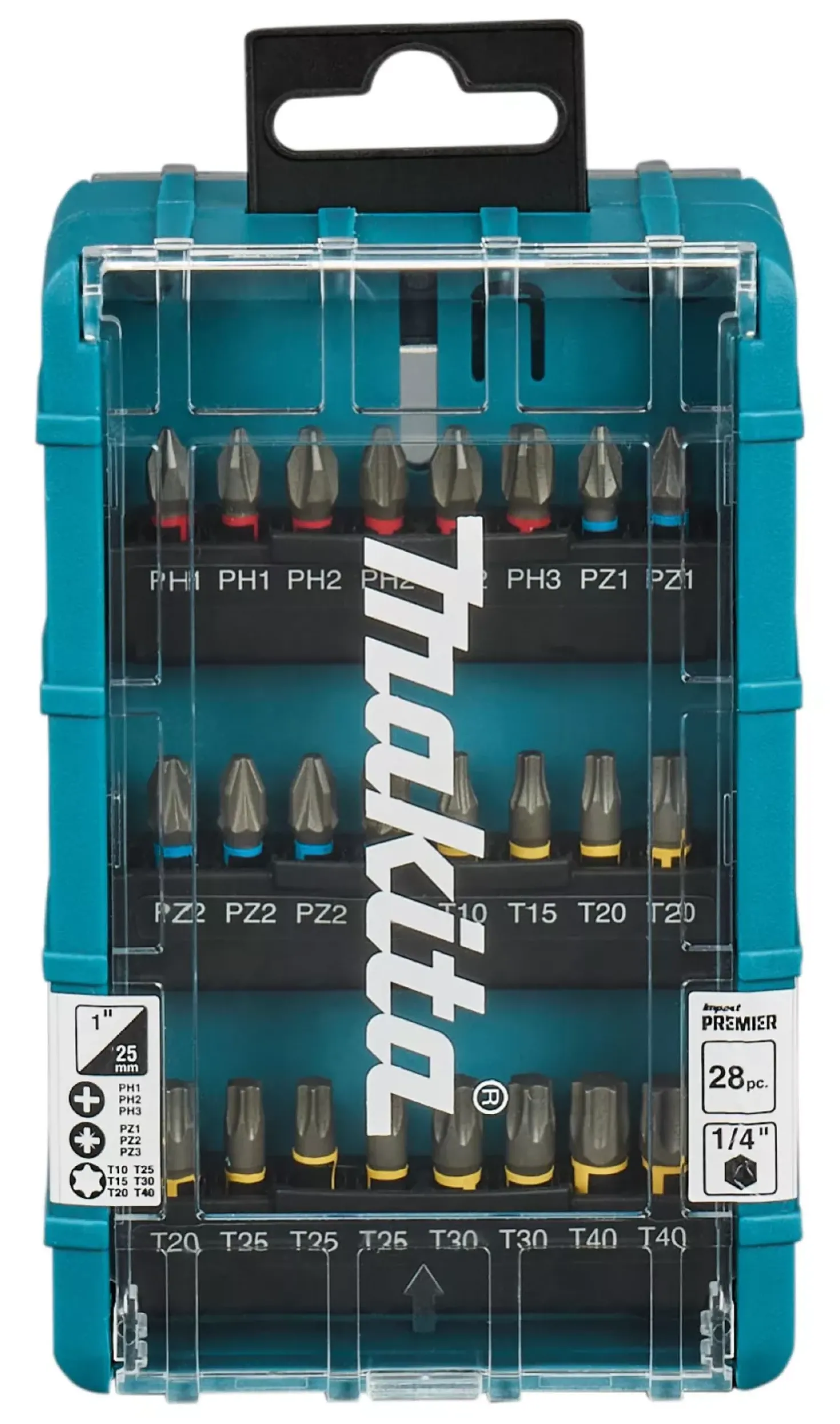 Makita E-25068 28-delige Slagschroefbitset - Impact Premier