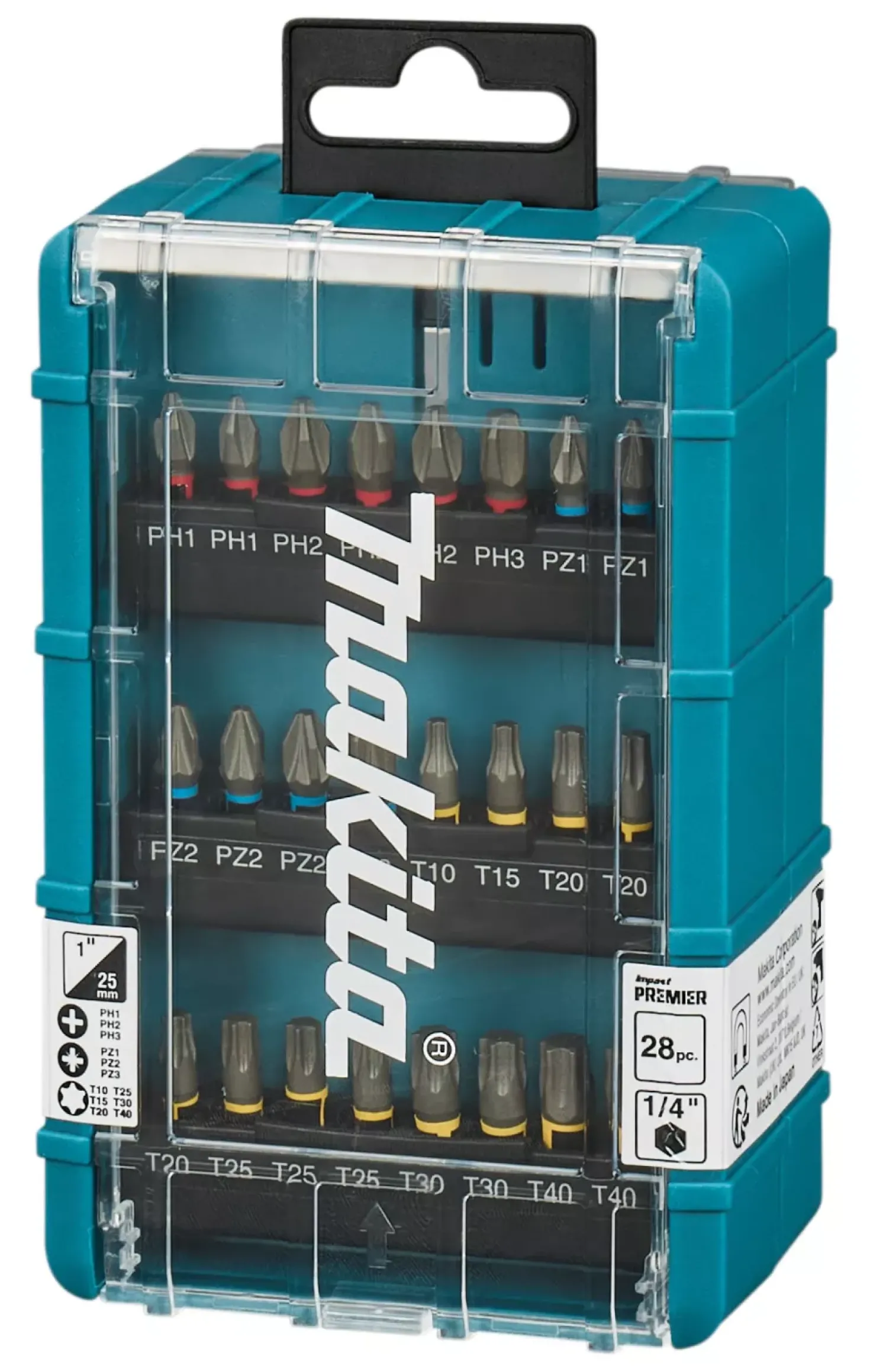 Makita E-25068 28-delige Slagschroefbitset - Impact Premier