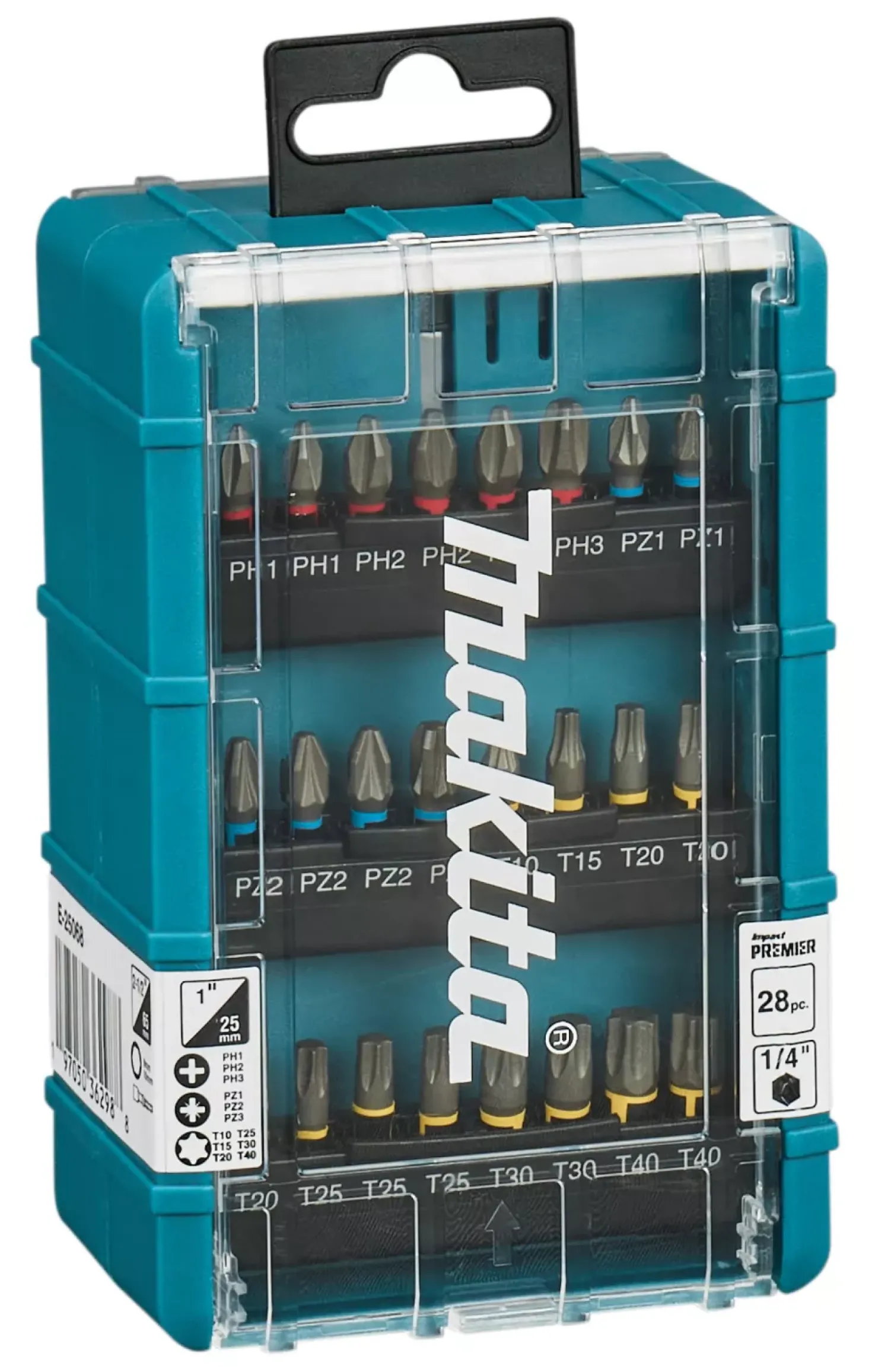 Makita E-25068 28-delige Slagschroefbitset - Impact Premier