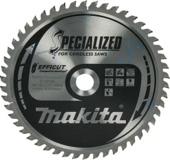 Makita E-12186 Efficut afkortzaagblad voor WPC - 190 x 20 x 50T