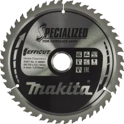Makita E-06987 Efficut afkortzaagblad voor Hout - 216 x 30 x 45T
