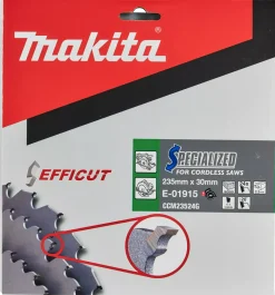 Makita E-01915 Efficut Cirkelzaagblad Hout - 235x30x2,2mm 24T