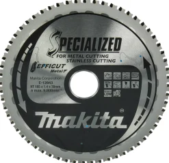 Makita E-12843 Efficut cirkelzaagblad voor RVS/Staal - 185 x 30 x 60T