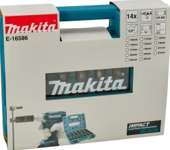 Makita E-16586 Impact Black Krachtdoppenset - 14-delig - 1/2''
