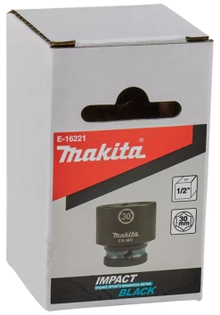 Makita E-16221 Krachtdop Impact Black 1/2'' - 30mm/44mm